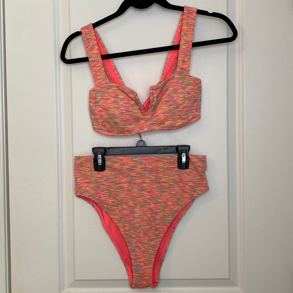 Space Dye bikini top and bottom from Aerie